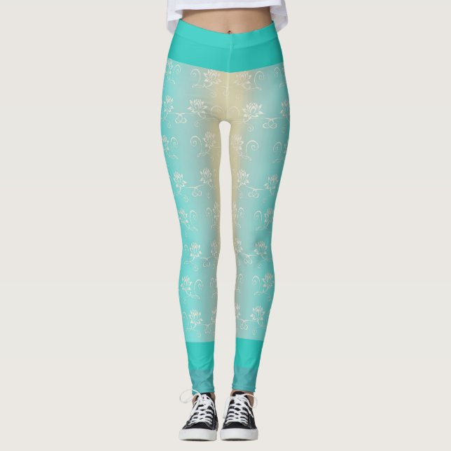 Legging Yoga Lotus tattoo (Frente)