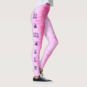 Legging Yoga Namaste Pink Prople Chic Modern Modelo