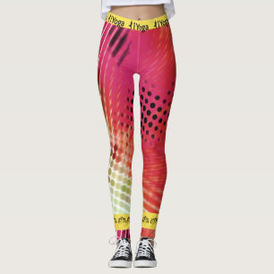 Legging Yoga Pants   Abstrato   Colorido