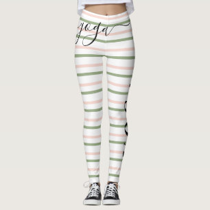 Legging Yoga Rosa e Greve Verde Respiram