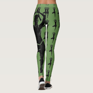 Legging Yoga verde Silhouette