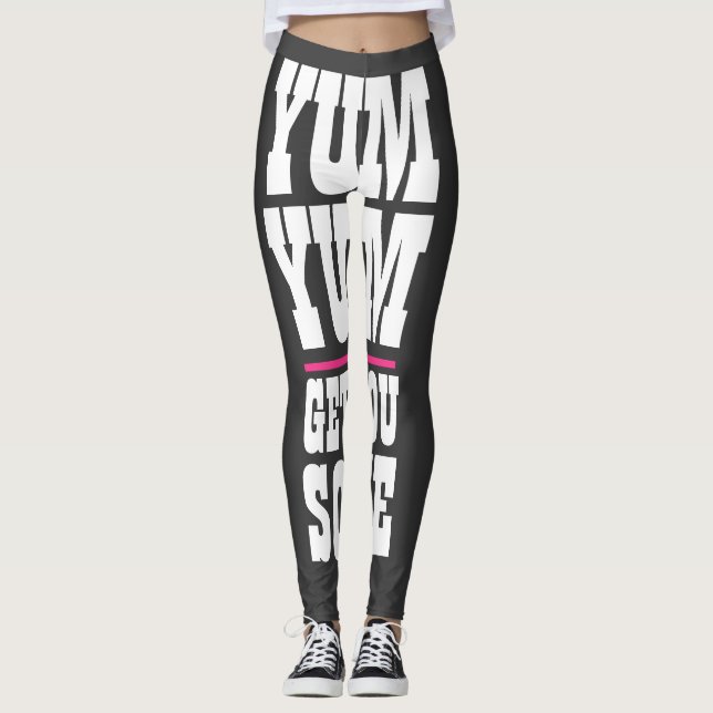 Legging Yoga YUM YUM, trabalho feminino, OBTENHA ALGUNS (Frente)