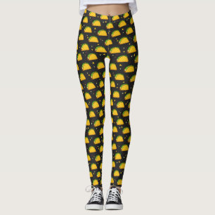 Legging Yummy Taco Pattern