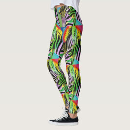 Legging Zany Zebra