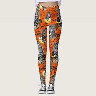 Legging Zebra African Savanna Wild Animal