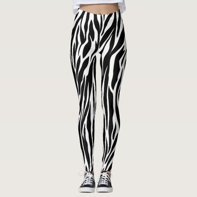 Legging Zebra - calças justas (Frente)