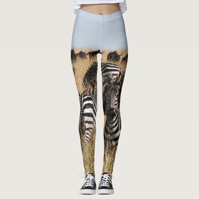 Legging Zebra do Grant (Frente)
