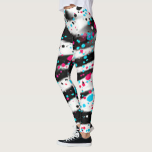 Legging Zebra Splatter