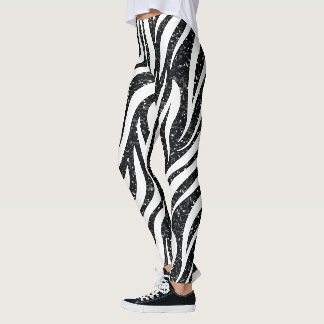 Legging Zebra Stripes Impressão (Esquerda)