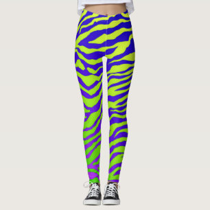 Legging Zebra verde