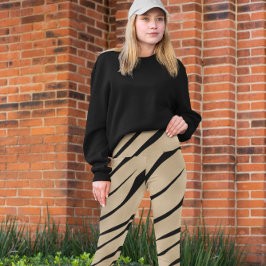Legging Zebra Wild Animal Pattern