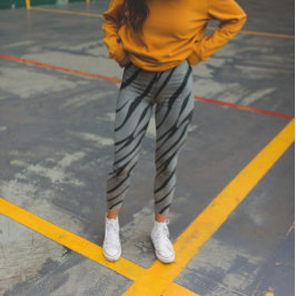 Legging Zebra Wild Animal Pattern