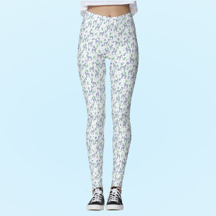 Legging Zebras com fundo branco de Martinis
