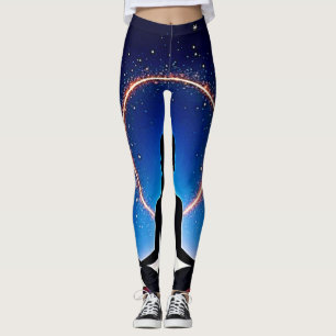 Legging Zen Sob as Estrelas: Meditação Cósmica