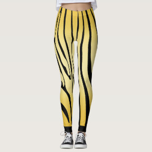 Legging Zesty Zebra Yellow