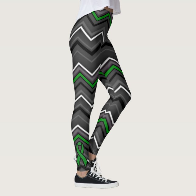 Legging Zig Verde com Fita...Gastroparese (Direita)