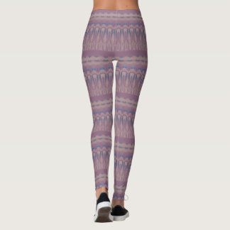 Legging ziguezague vermelho e verde