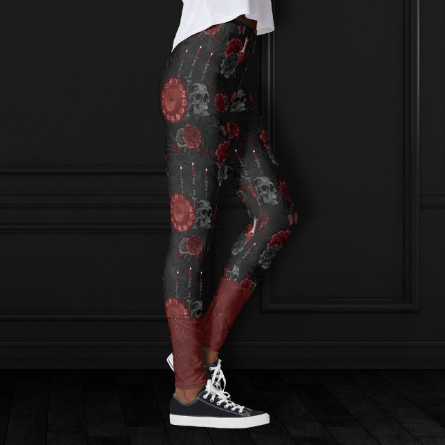 Legging Zodiac Magic Crimson | Henna Red Gótica Rosa (Criador carregado)
