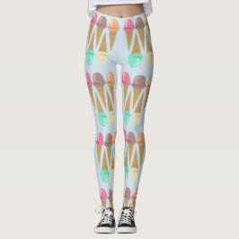 Legging Zona Cone do sorvete