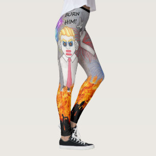 Legging Zozobra Papais noeis Fe, NM Gloom Fora! Queime-O!