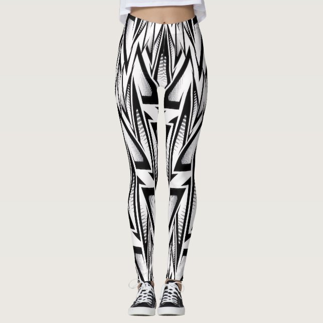 Leggings Abstract Geometric Sport design (Frente)