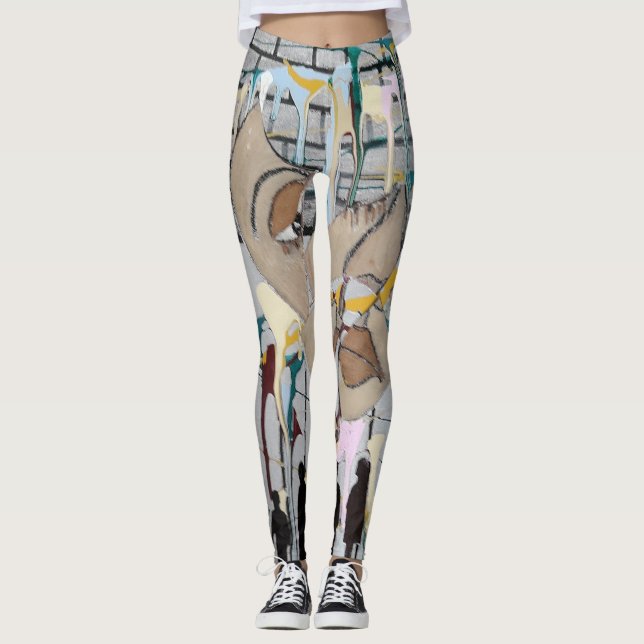 Leggings Abstratas (Frente)