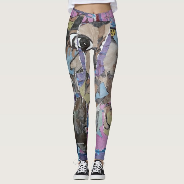Leggings Abstratas (Frente)