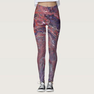 Leggings Abstratas Noite Galáctica