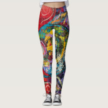 Leggings Abstrato Art