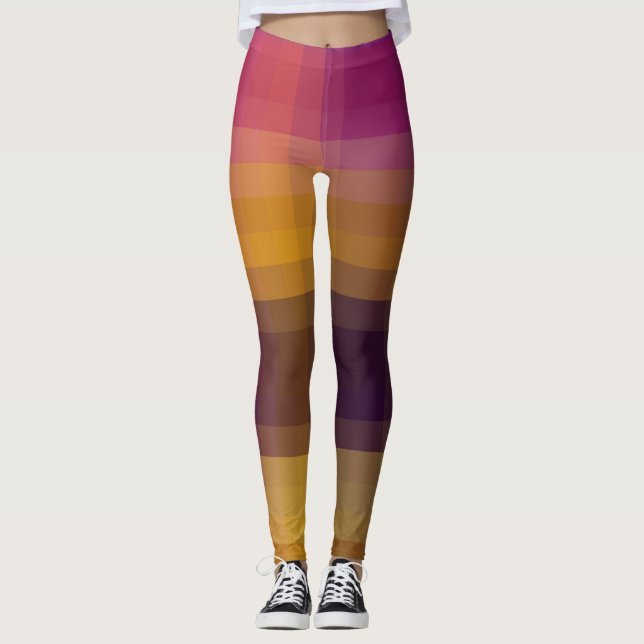 Leggings Abstrato coloridas (Frente)