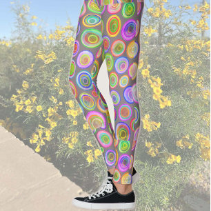 Leggings Abstrato coloridas