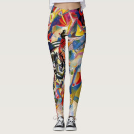 Leggings abstrato de arte de Kandinsky