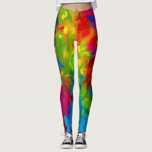 Leggings Abstrato de arte lindas