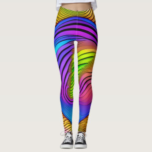 Leggings Abstrato de arte lindas
