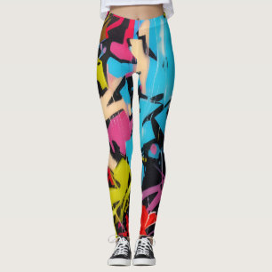 Leggings Abstrato de arte lindas