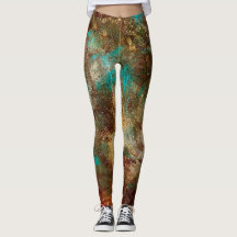Leggings Abstrato de cobre