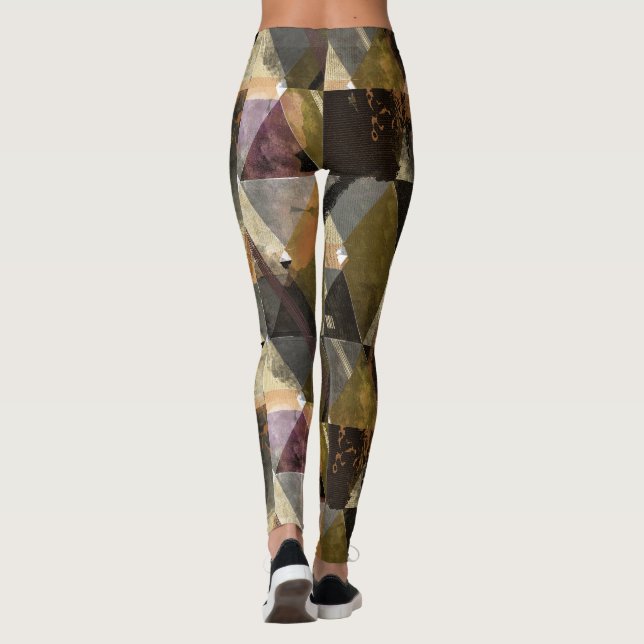 Leggings abstrato modernas (Verso)