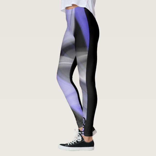 Leggings Abstrato Trend Lavanda Violet (Esquerda)
