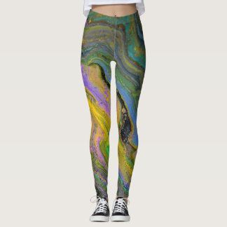 Leggings Abstratos Imagination 2 Vibrant Geode