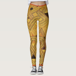 Leggings aeróbicas africanas do Kuba