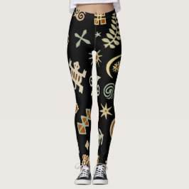 Leggings africanas Adinkra