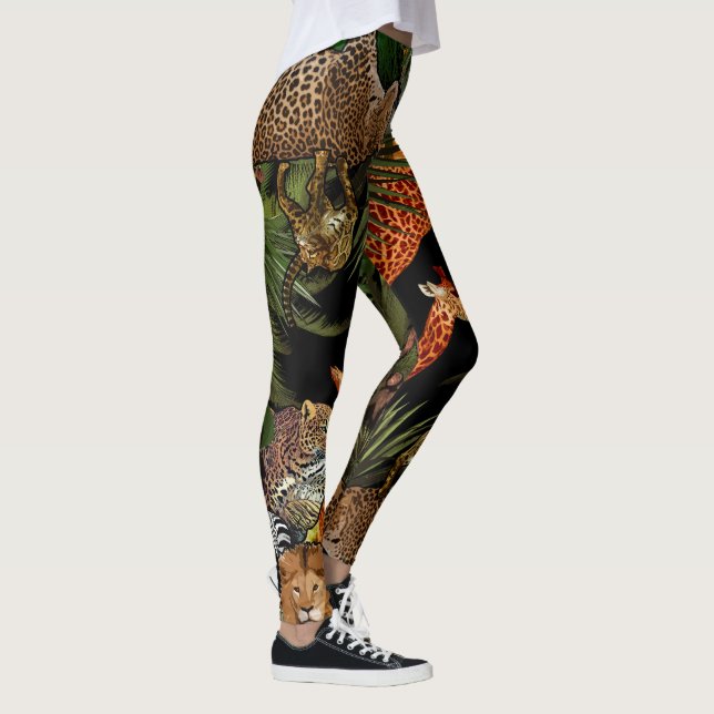 Leggings africanas da vida selvagem (Direita)