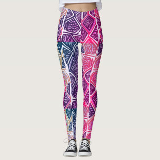 Leggings africanas de padrões
