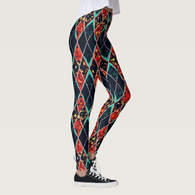 Leggings All-Over-Impressão (Direita)