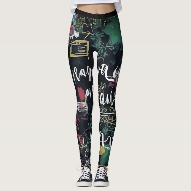 Leggings All-Over-Impressão (Frente)
