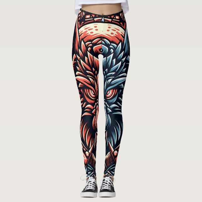 Leggings All-Over-Impressão (Frente)