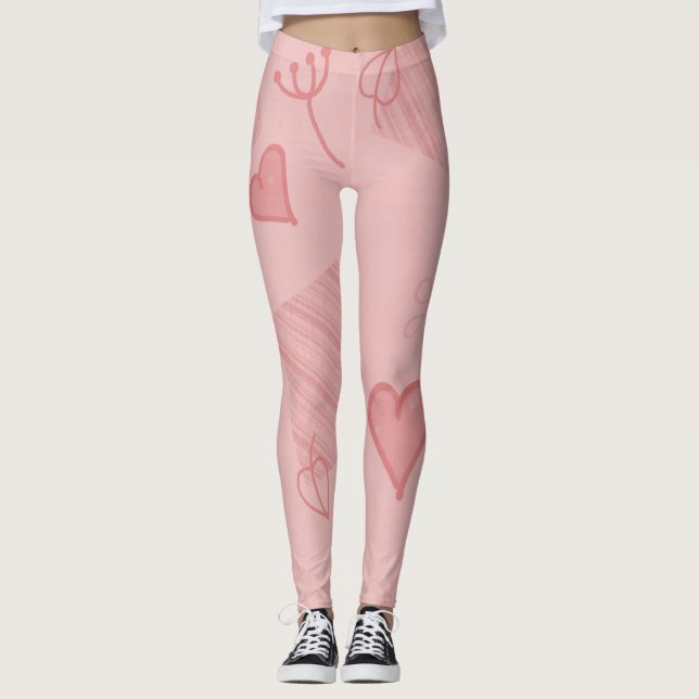 Leggings All-Over-Impressão (Frente)