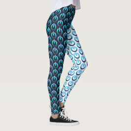Leggings All-Over-Impressão de energia do Zer0