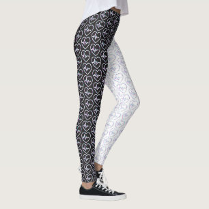 Leggings All-Over-Impressão de Verificação do Cora