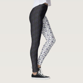 Leggings All-Over-Impressão de Verificação do Cora